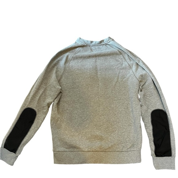 Calvin Klein Gray Women’s Performance Workout Fitness Sweatshirt Large Mesh - Picture 5 of 7